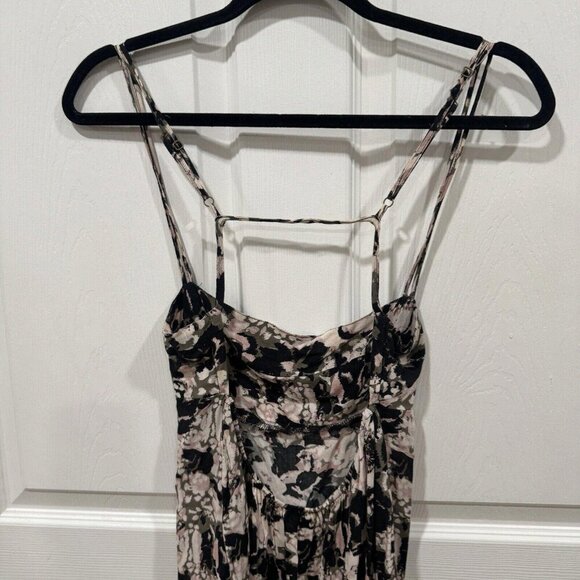 Free People Intimately Dress Size Xsmall Xs Floral Mini Open Back Multi Color - Picture 5 of 8